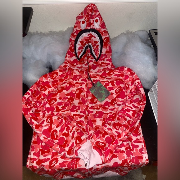 Bape | Jackets u0026 Coats | Bape Full Zip Up Jacket Got A Size Small And A  Size Medium Brand New | Poshmark